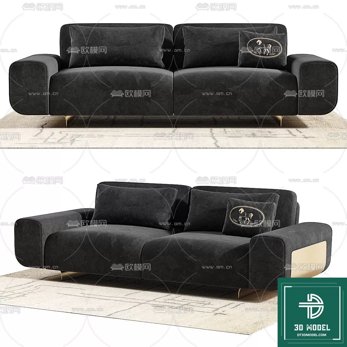 LUXURY – 3D Models – SOFA – 013