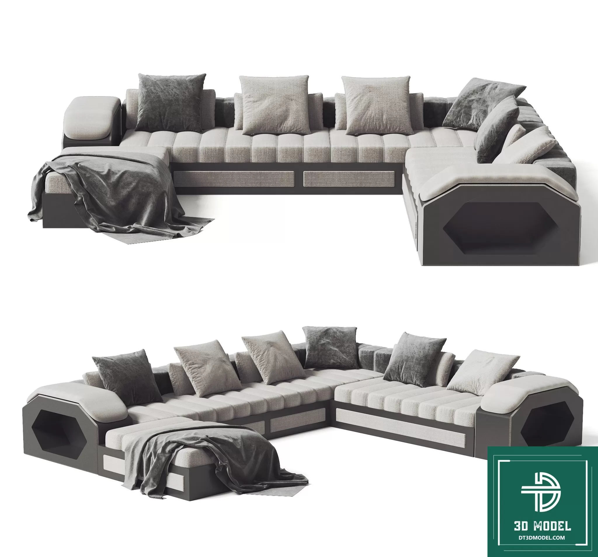 LUXURY – 3D Models – SOFA – 019