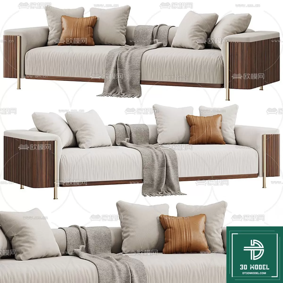 LUXURY – 3D Models – SOFA – 037