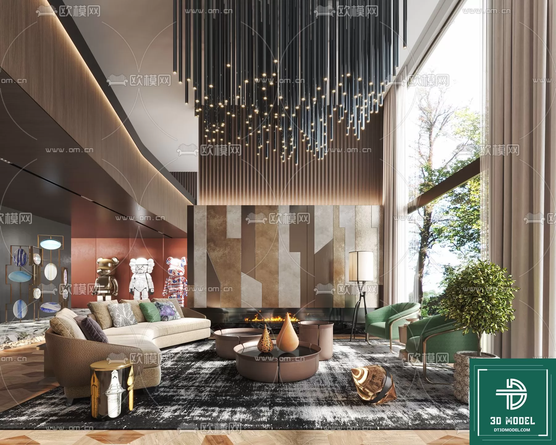 LUXURY – 3D Models – SOFA – 039