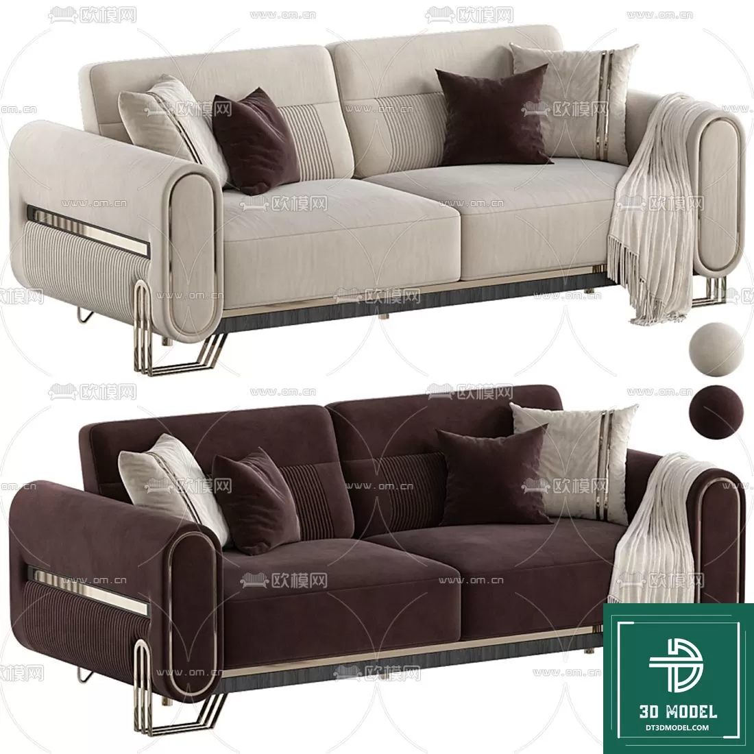 LUXURY – 3D Models – SOFA – 040