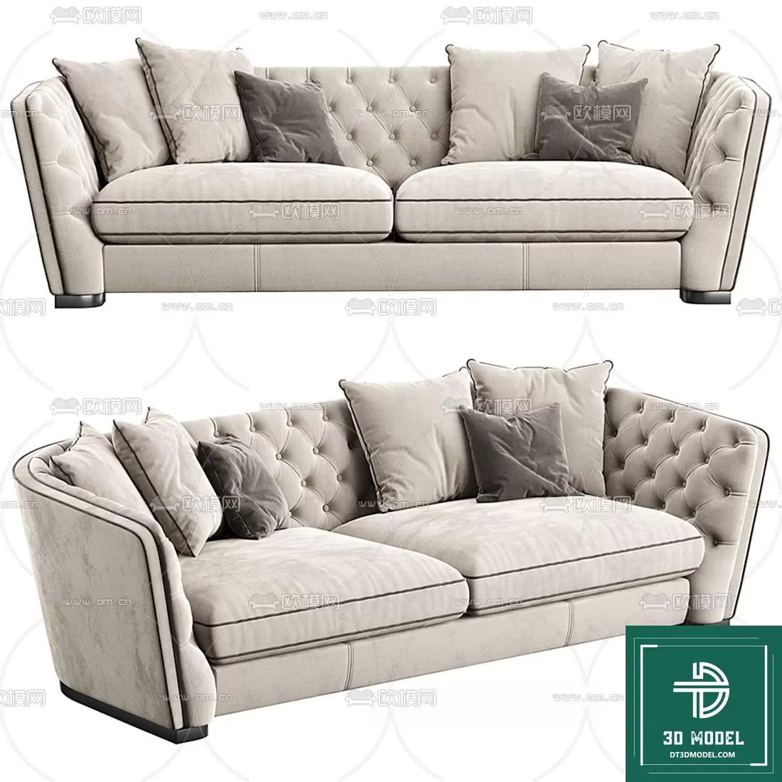 LUXURY – 3D Models – SOFA – 044