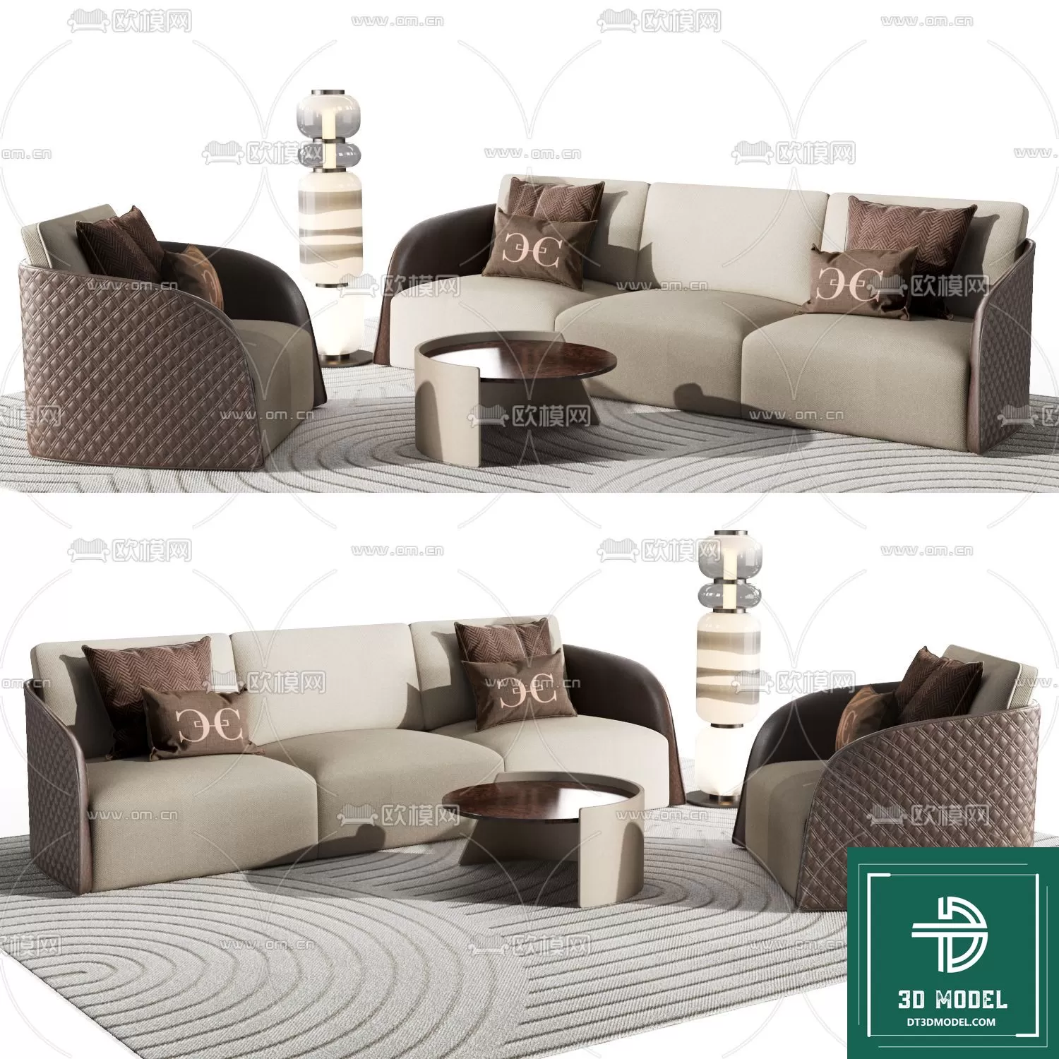 LUXURY – 3D Models – SOFA – 045