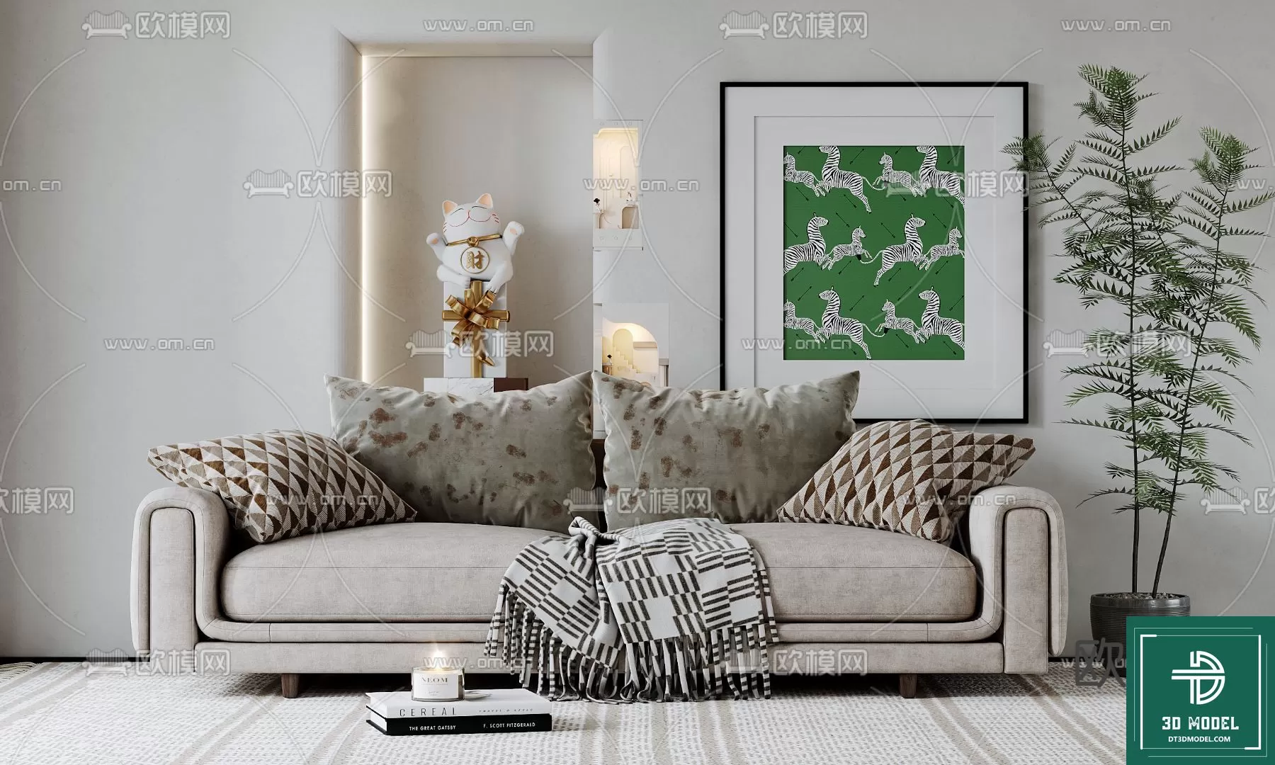 LUXURY – 3D Models – SOFA – 046