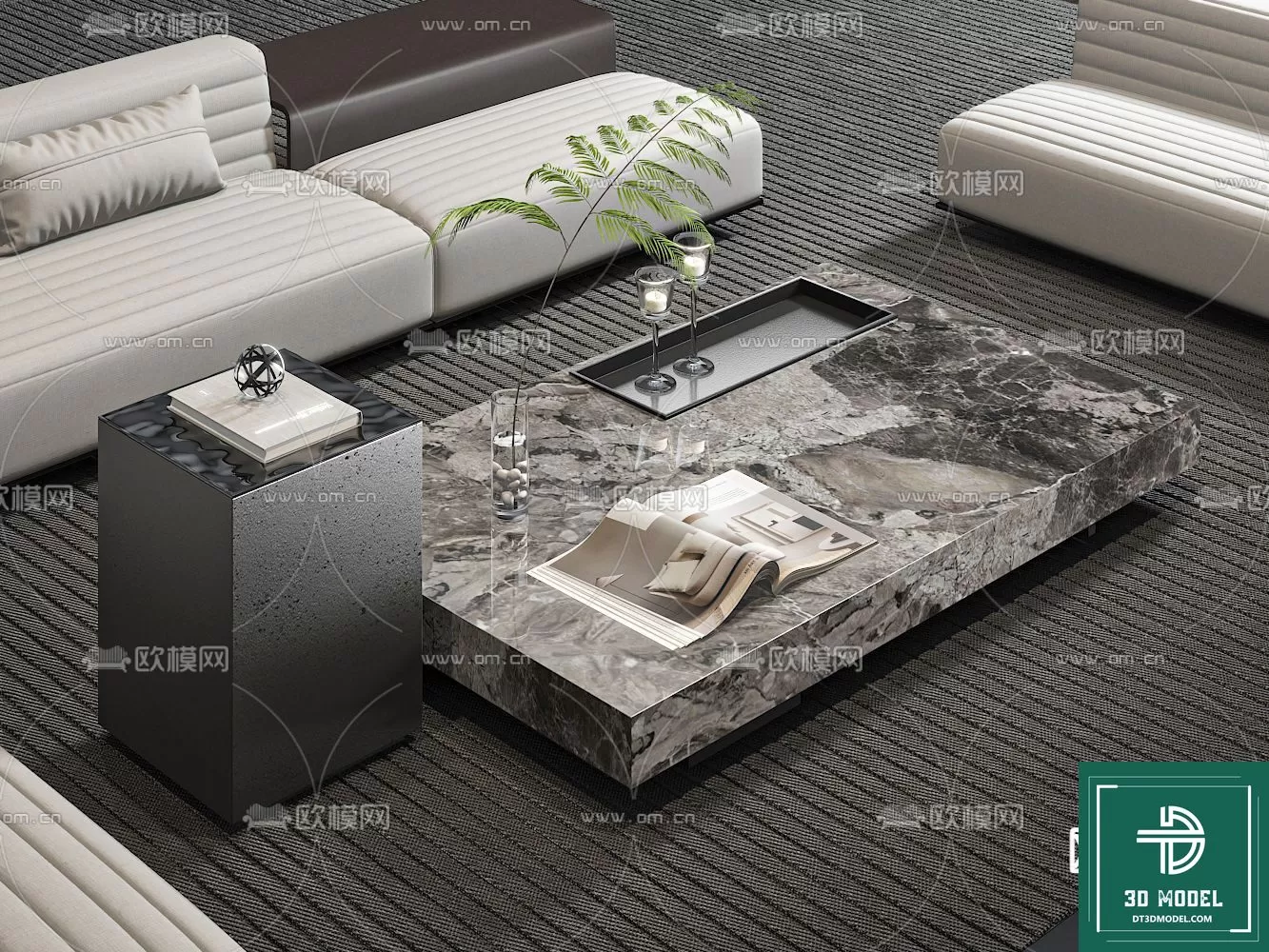 LUXURY – 3D Models – SOFA – 049