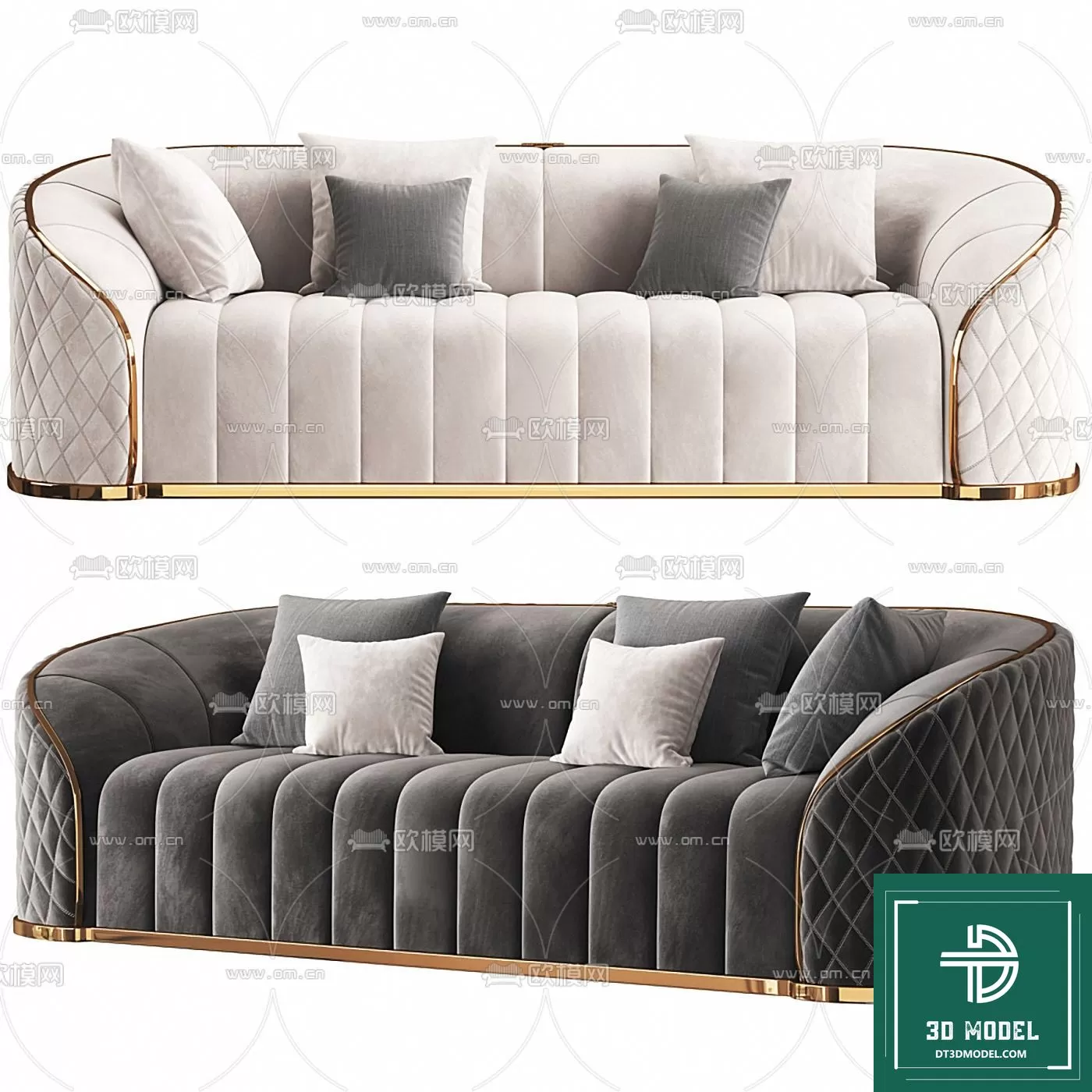 LUXURY – 3D Models – SOFA – 055
