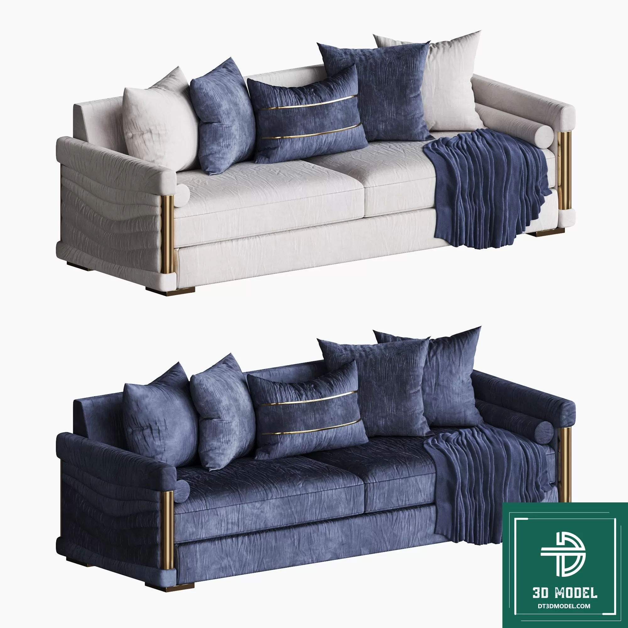 LUXURY – 3D Models – SOFA – 056
