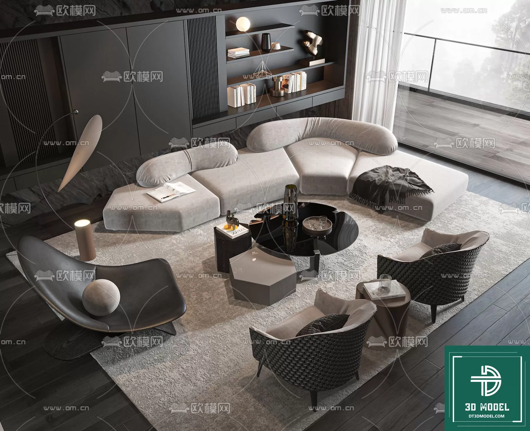 LUXURY – 3D Models – SOFA – 058