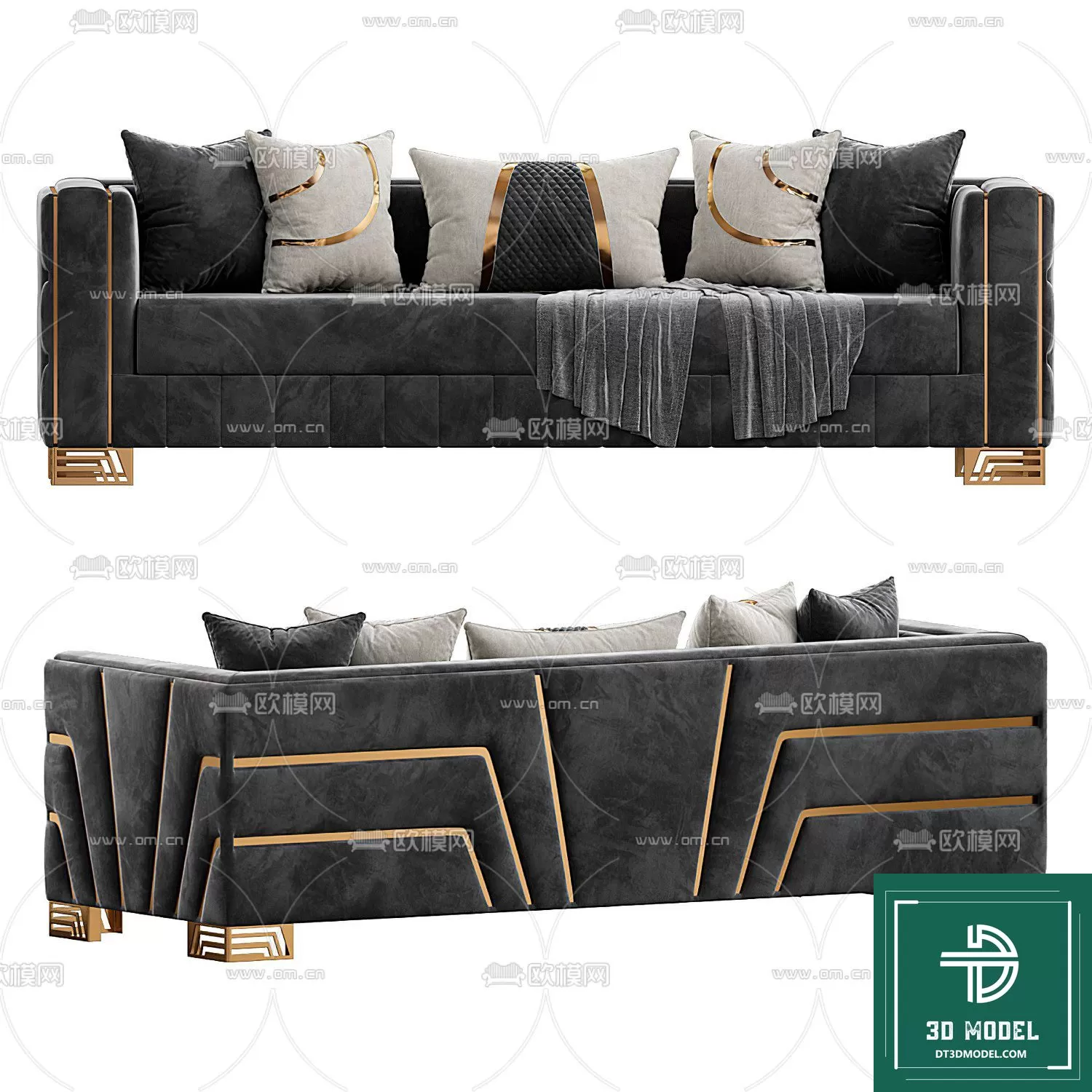 LUXURY – 3D Models – SOFA – 059
