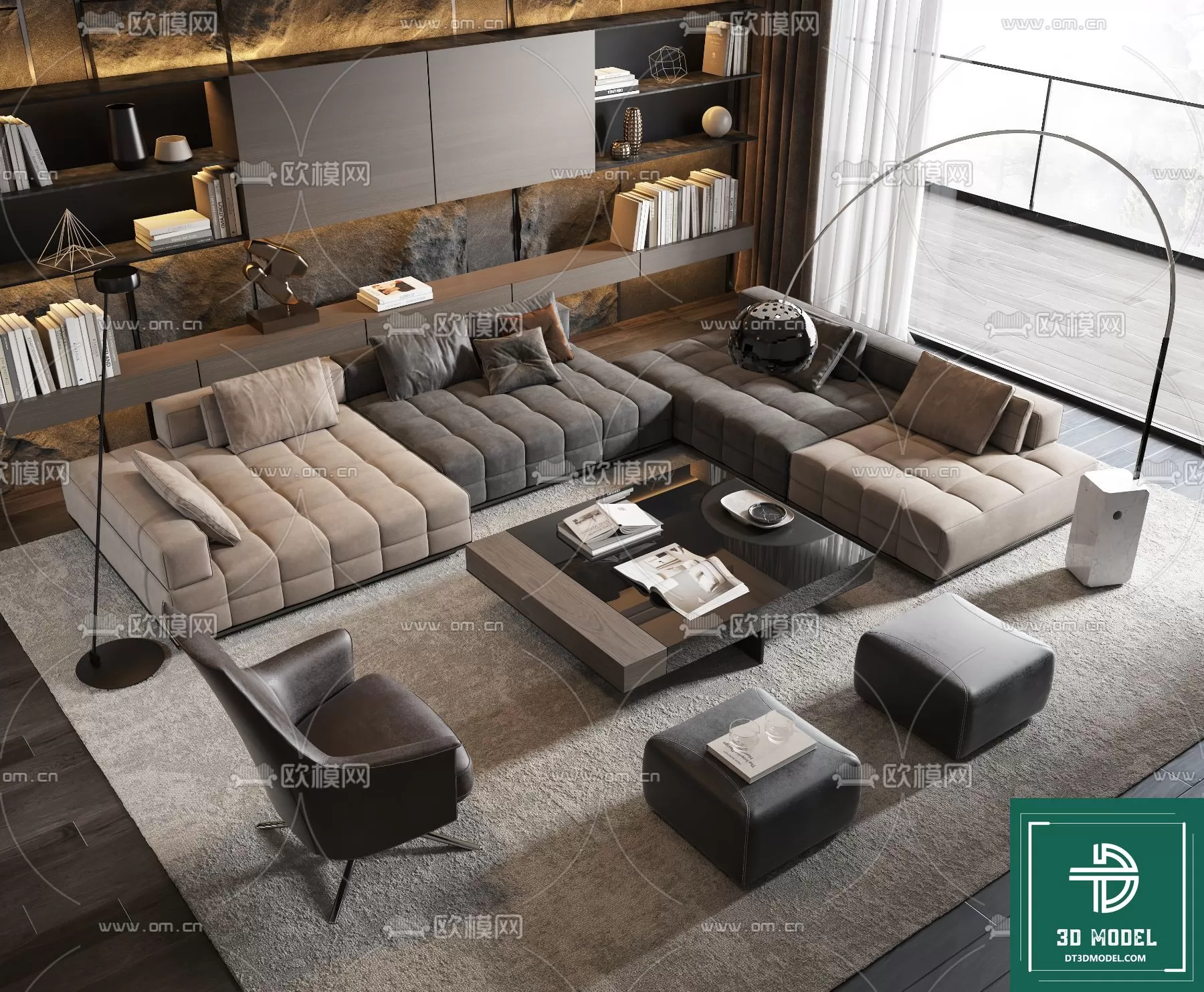 LUXURY – 3D Models – SOFA – 061