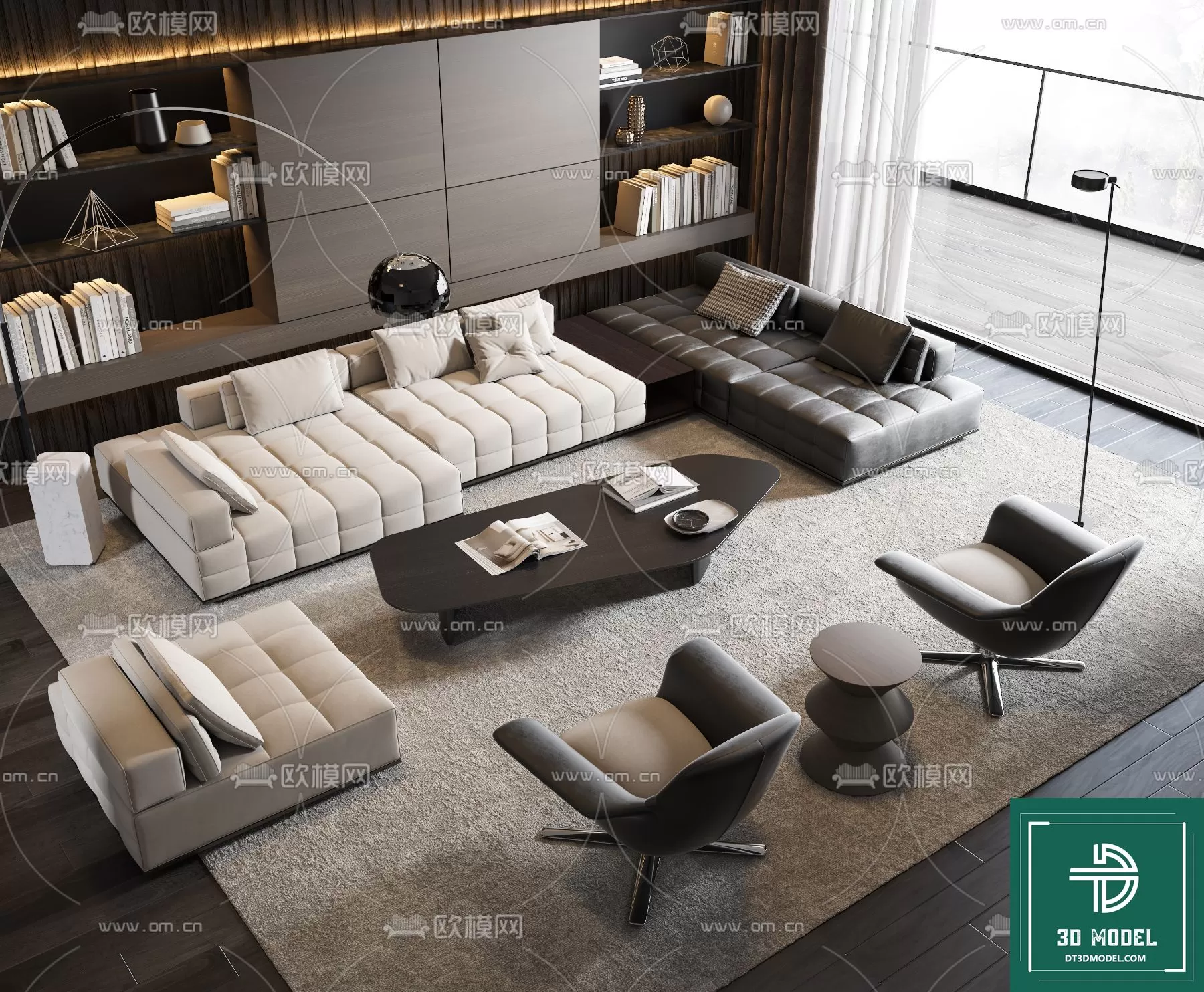 LUXURY – 3D Models – SOFA – 070