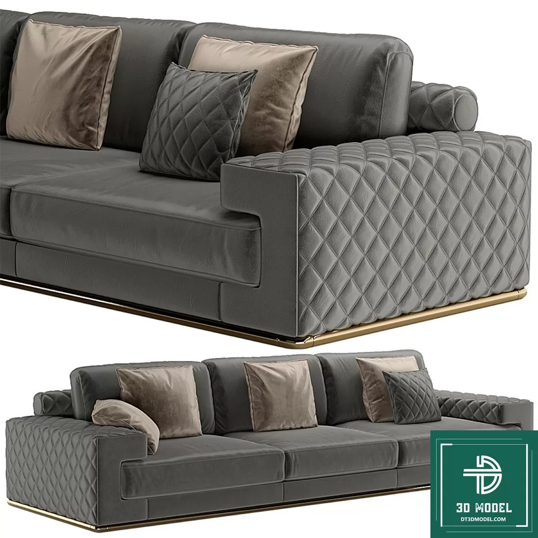 LUXURY – 3D Models – SOFA – 072