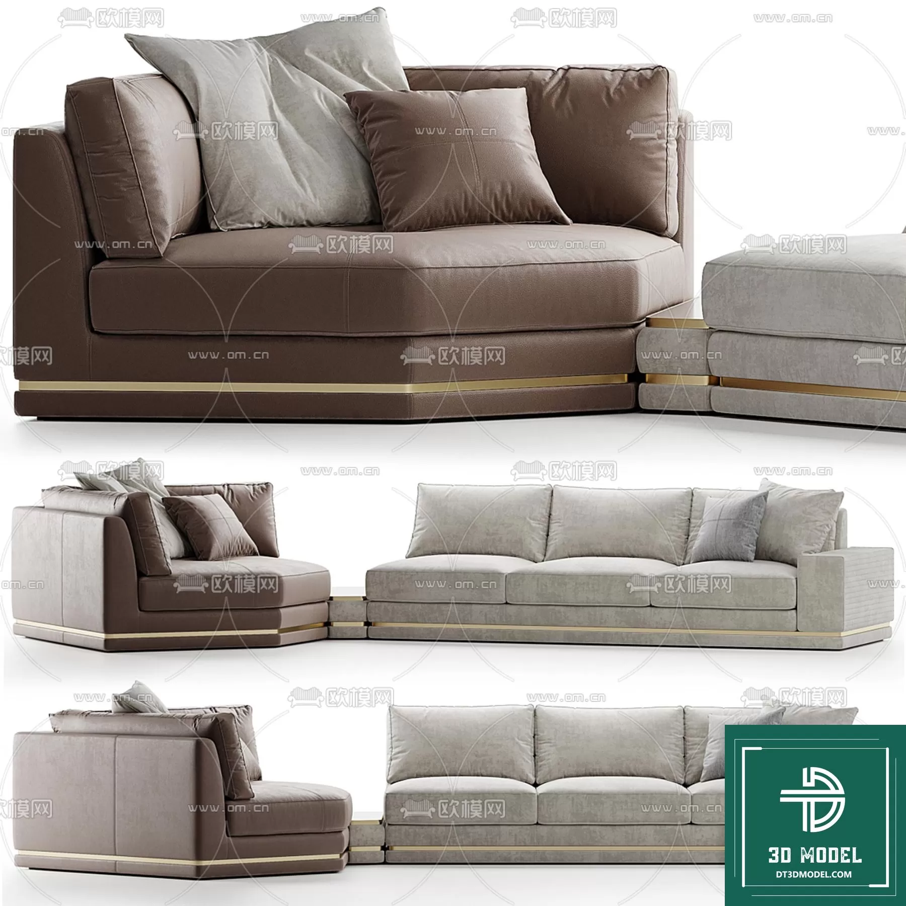 LUXURY – 3D Models – SOFA – 074