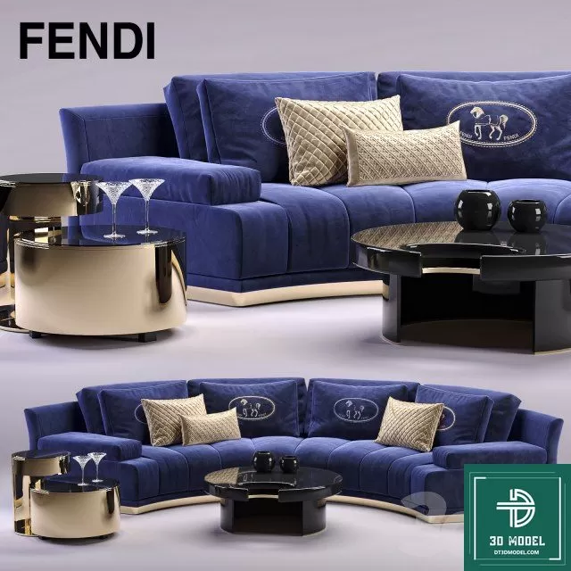 LUXURY – 3D Models – SOFA – 079