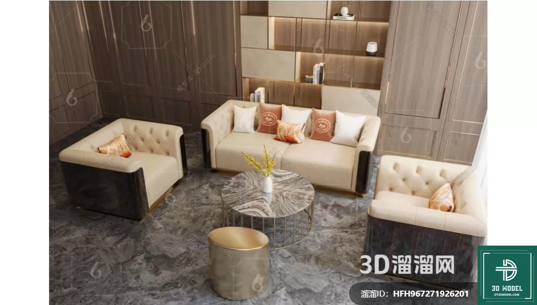 LUXURY – 3D Models – SOFA – 083