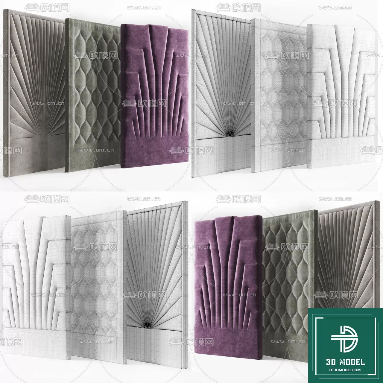 LUXURY – 3D Models – WALL-PANEL – 012