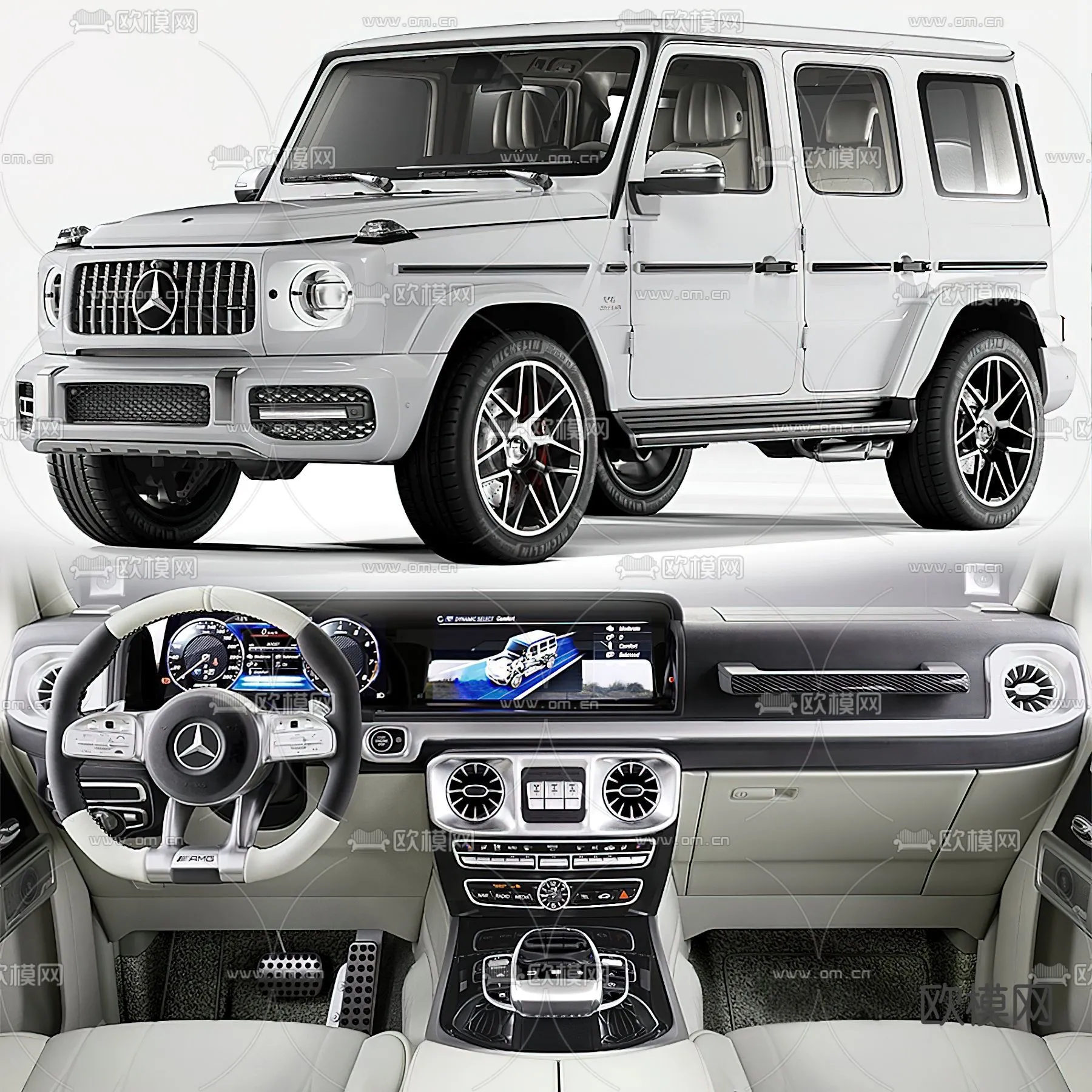 Luxury and Sport Car 3D Models – Transports – 002 – VRAY Render