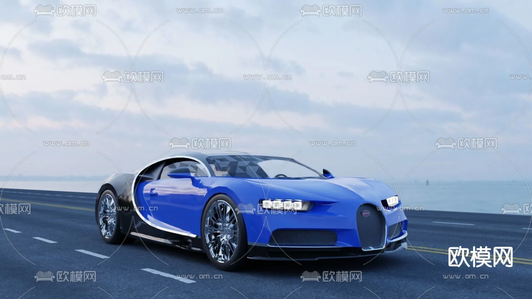 Luxury and Sport Car 3D Models – Transports – 003 – VRAY Render