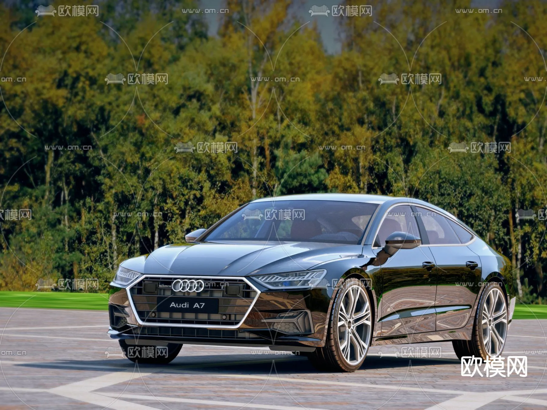 Luxury and Sport Car 3D Models – Transports – 009 – VRAY Render