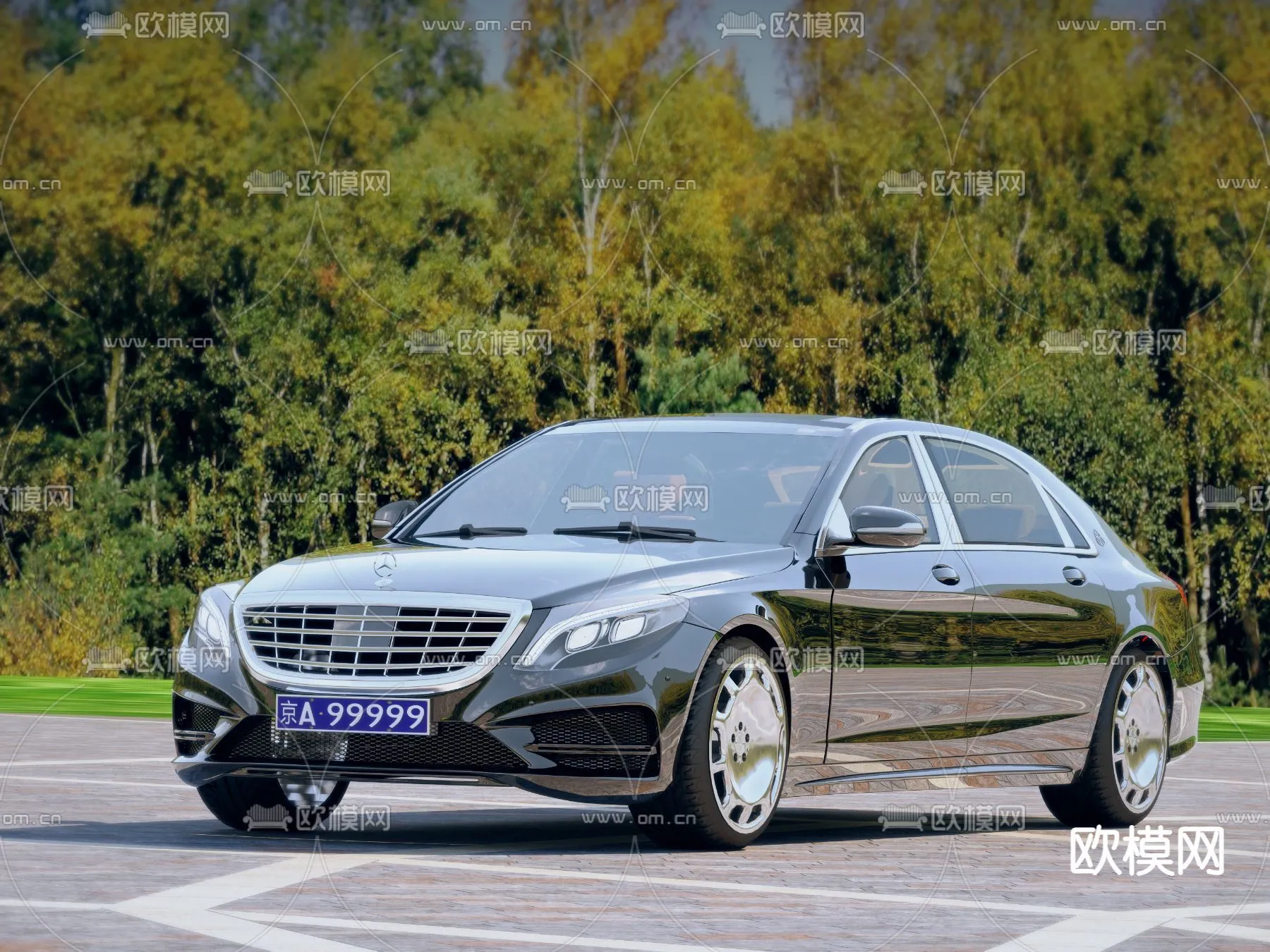 Luxury and Sport Car 3D Models – Transports – 016 – VRAY Render