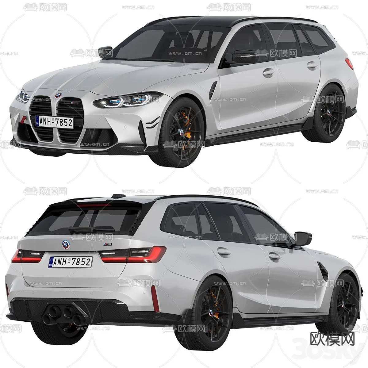 Luxury and Sport Car 3D Models – Transports – 025 – VRAY Render