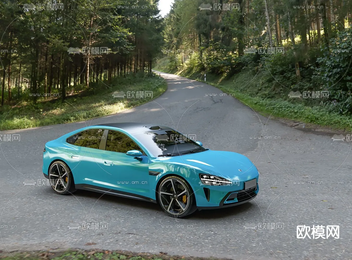 Luxury and Sport Car 3D Models – Transports – 030 – VRAY Render