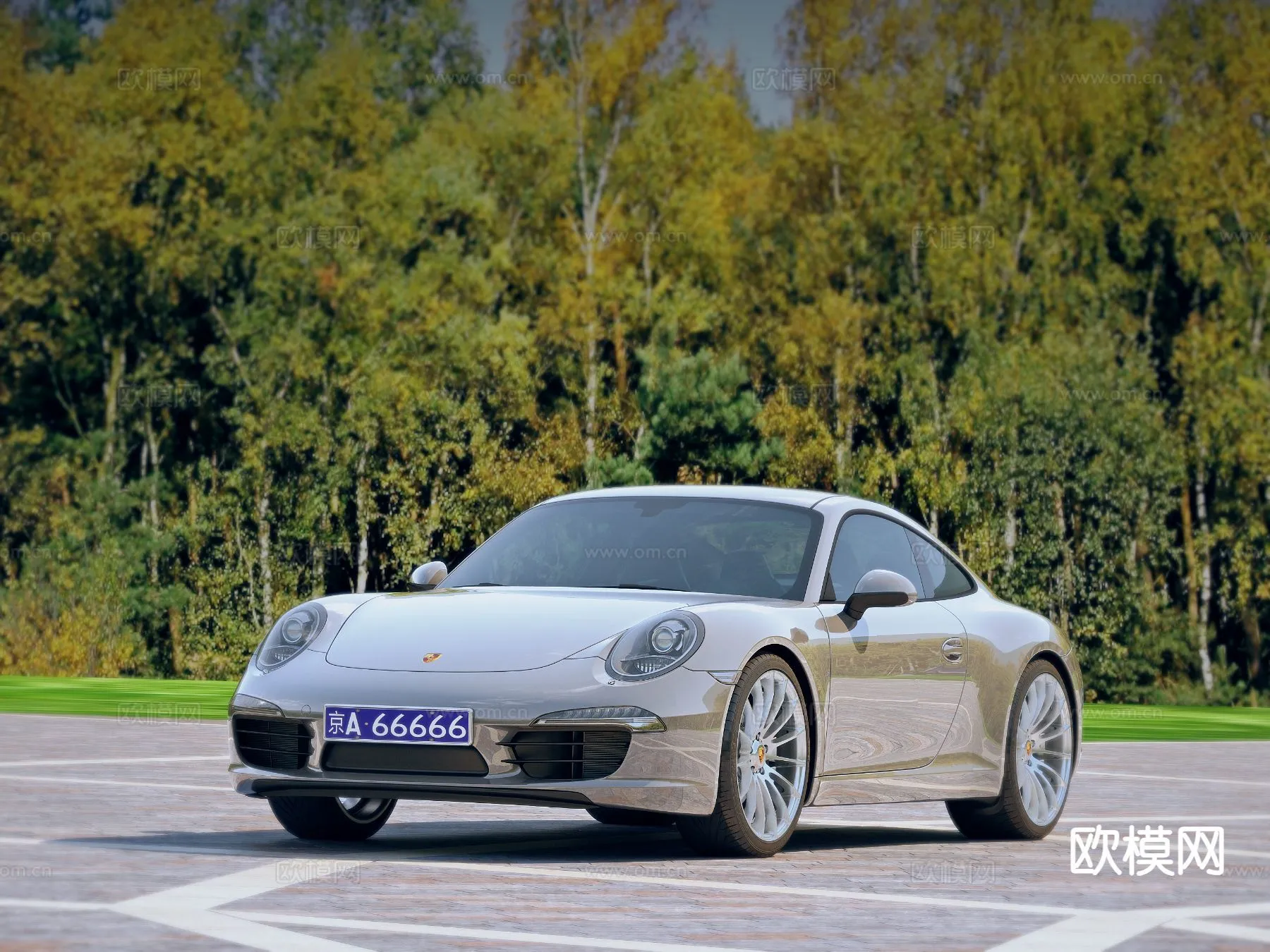 Luxury and Sport Car 3D Models – Transports – 038 – VRAY Render