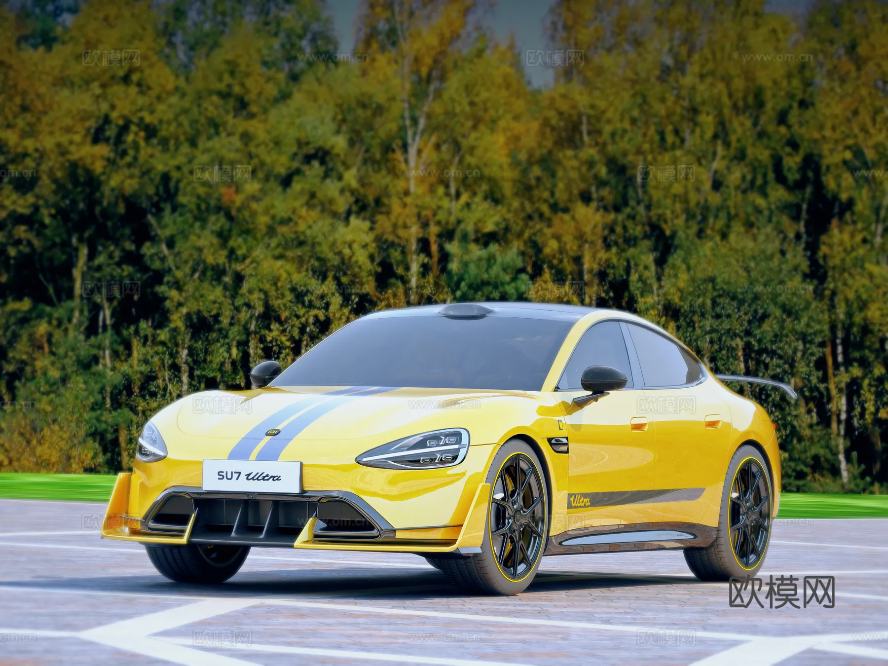 Luxury and Sport Car 3D Models – Transports – 065 – VRAY Render