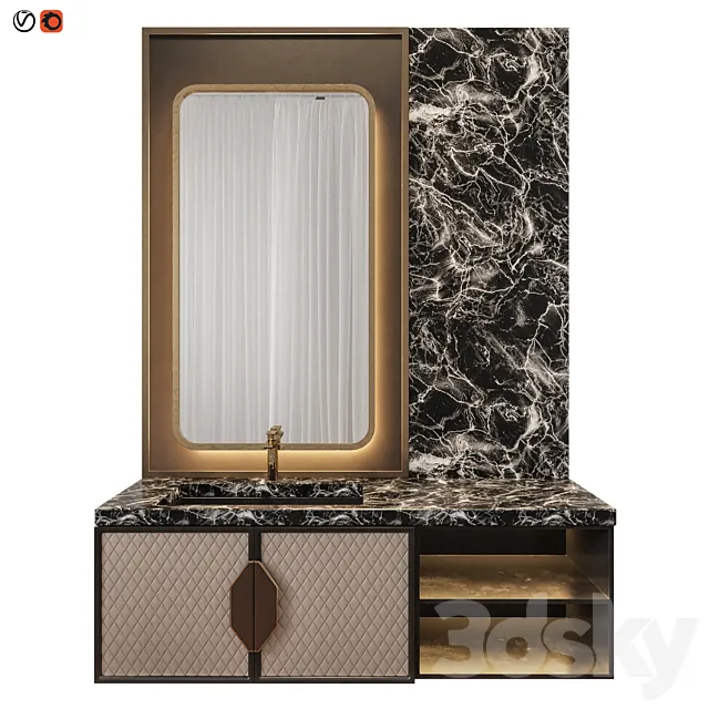 Luxury Bathroom 15 3D Model Luxury Bathroom 15 3D Model