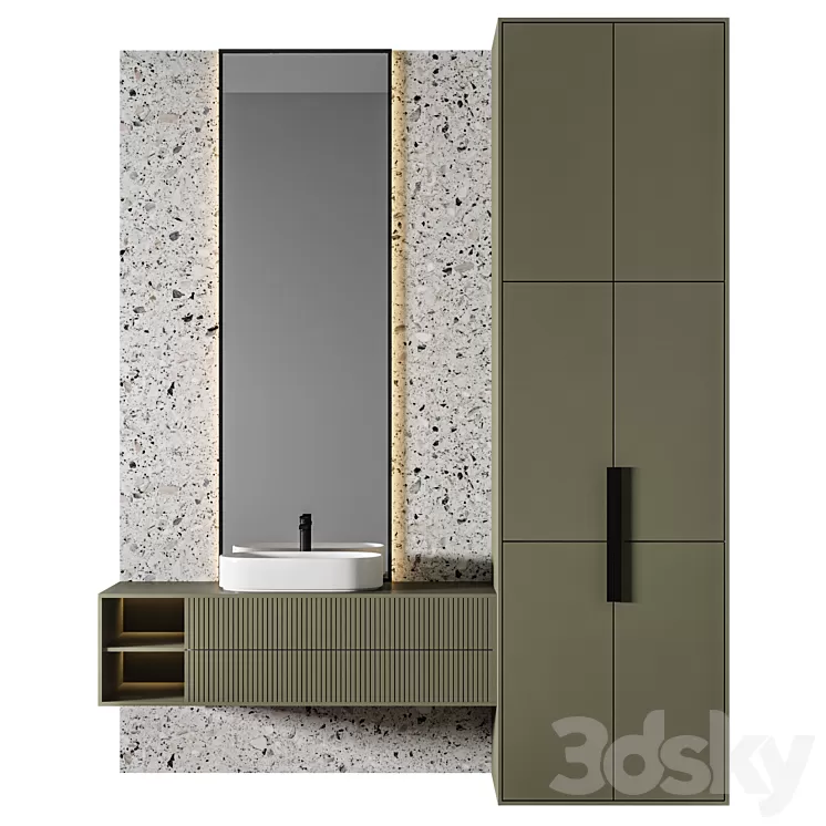 Luxury Bathroom 167 3D Model