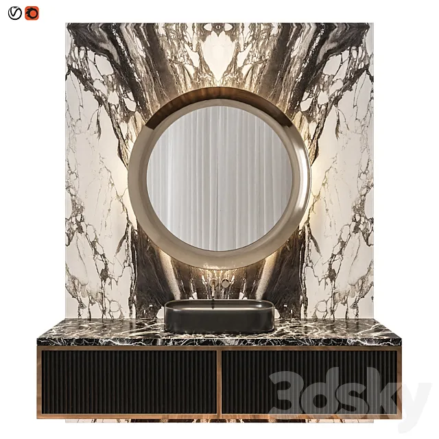 Luxury Bathroom 17 3D Model Luxury Bathroom 17 3D Model