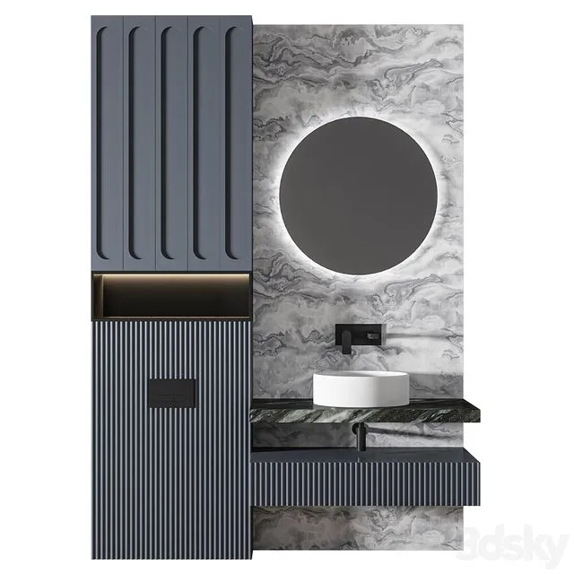 Luxury Bathroom 205 3D Model Luxury Bathroom 205 3D Model