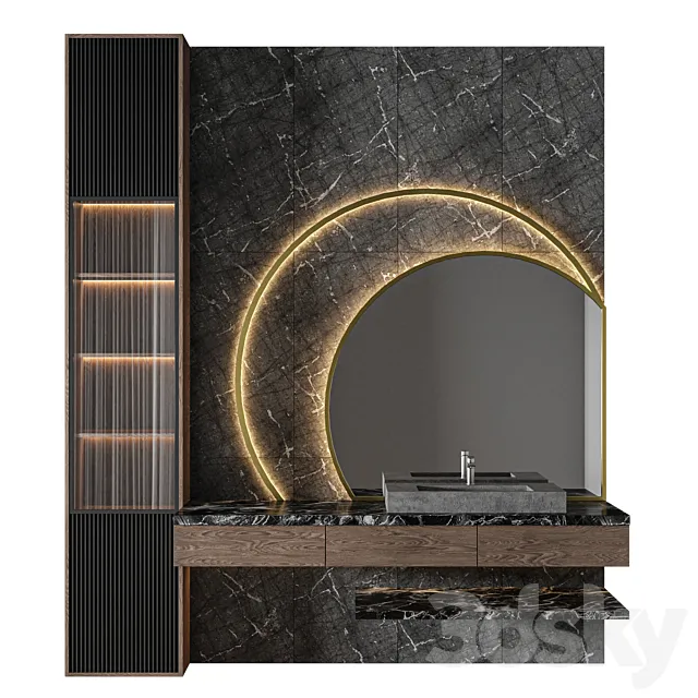 Luxury Bathroom 227 3D Model Luxury Bathroom 227 3D Model