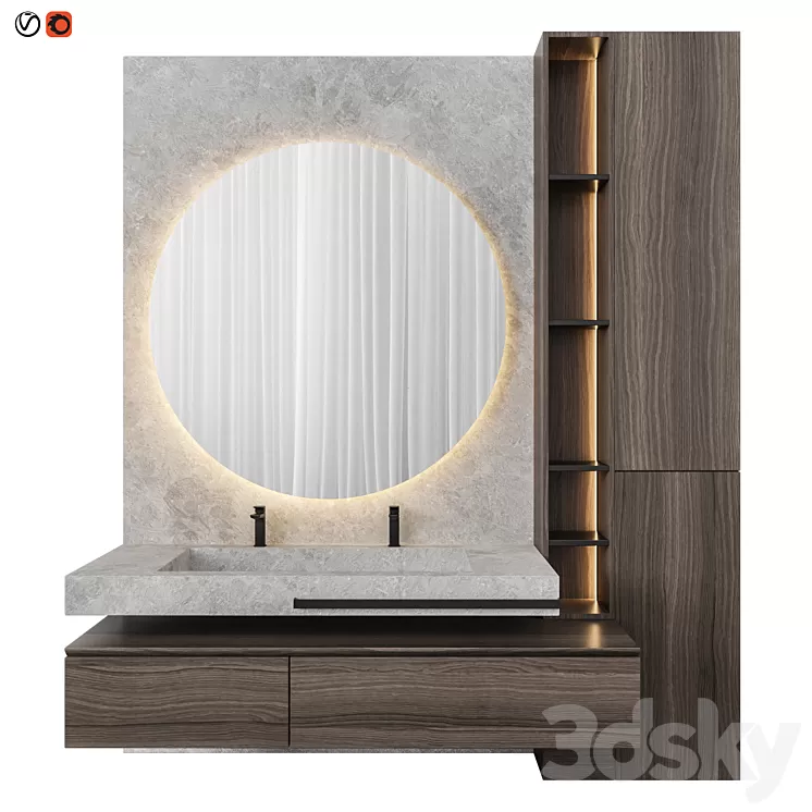 Luxury Bathroom 23 3D Model Luxury Bathroom 23 3D Model