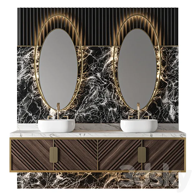 Luxury Bathroom 230 3D Model Luxury Bathroom 230 3D Model