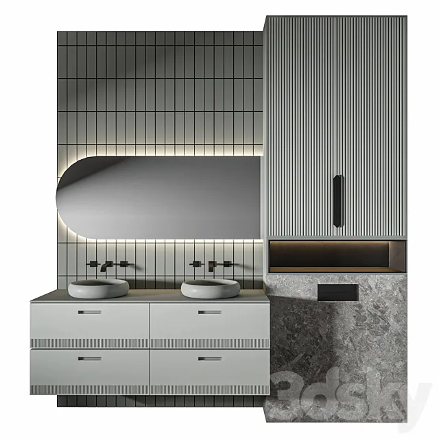 Luxury Bathroom 293 3D Model Luxury Bathroom 293 3D Model