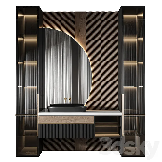 Luxury Bathroom 309 3D Model Luxury Bathroom 309 3D Model