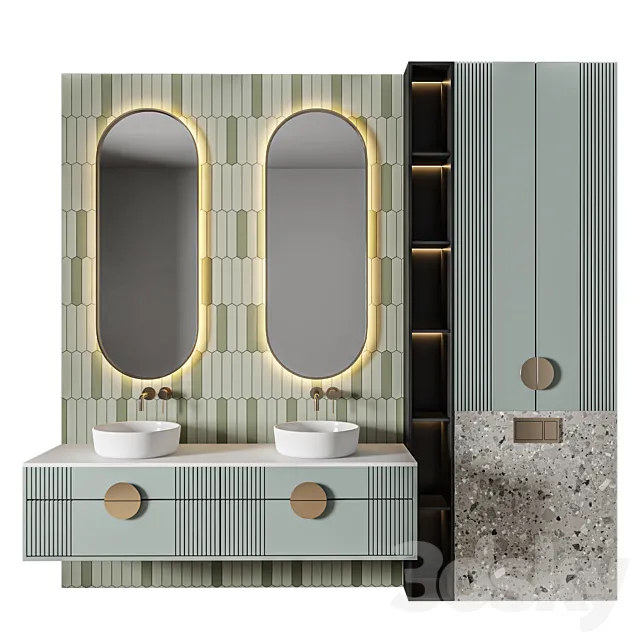 Luxury Bathroom 382 3D Model