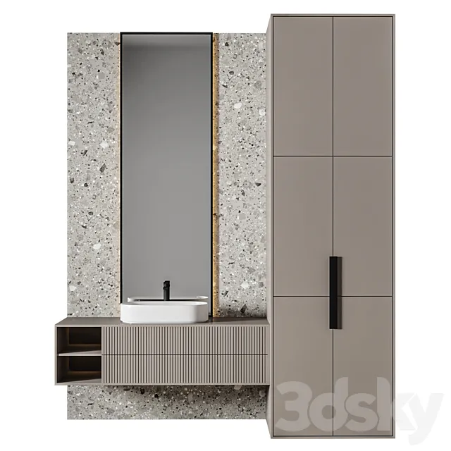 Luxury Bathroom 390 3D Model