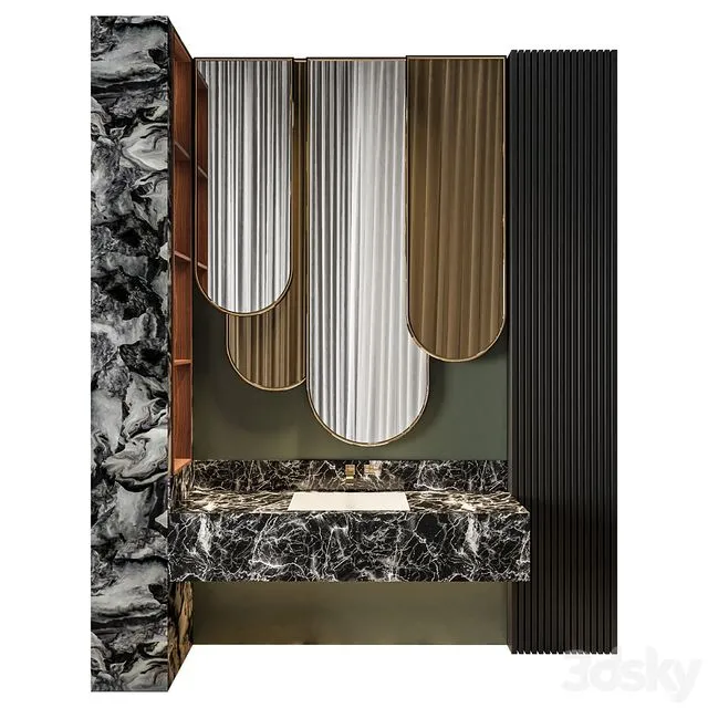 Luxury Bathroom 42 3D Model