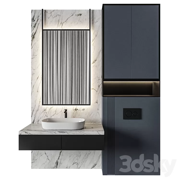 Luxury Bathroom 45 3D Model