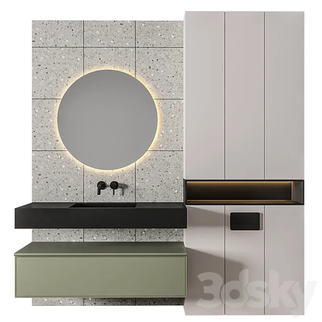 Luxury Bathroom 454 3D Model