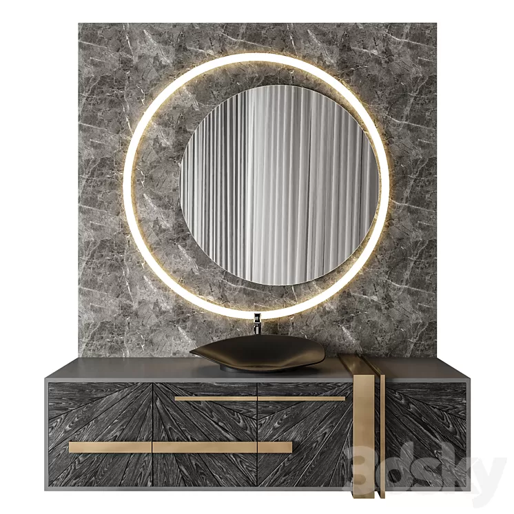 Luxury Bathroom 47 3D Model Luxury Bathroom 47 3D Model