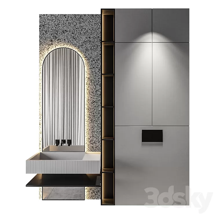 Luxury Bathroom 54 3D Model Free Download
