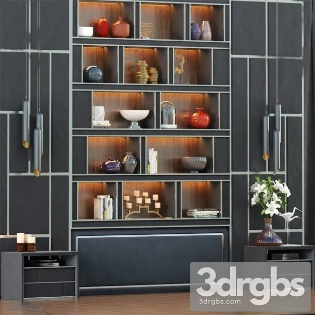 Luxury Chest Of Drawer 3D Model Download