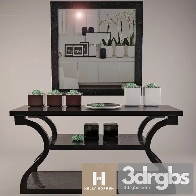 Luxury Console Table 3D Model Download