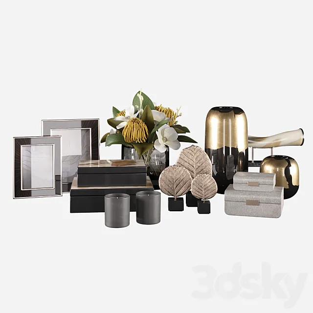 Luxury Decorative Set 3DModel