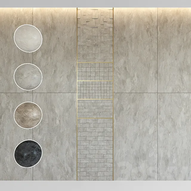 Luxury Design REX Ardoise Magnum Decor 3D Model