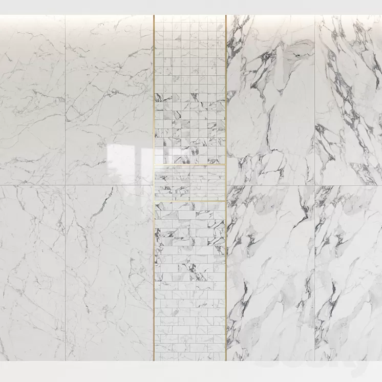 Luxury Design Rex Les Origines Argent Blanc Set1 3D Model