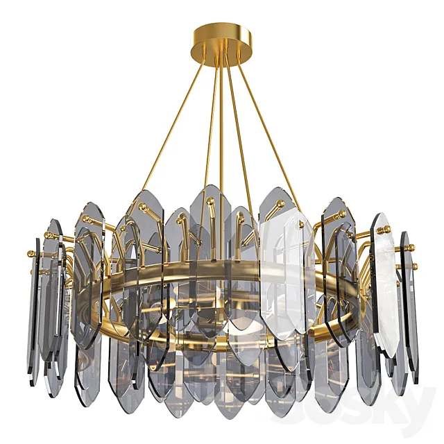 luxury & modern blurry crystal designer chandelier. code 3DModel luxury & modern blurry crystal designer chandelier. code 3DModel